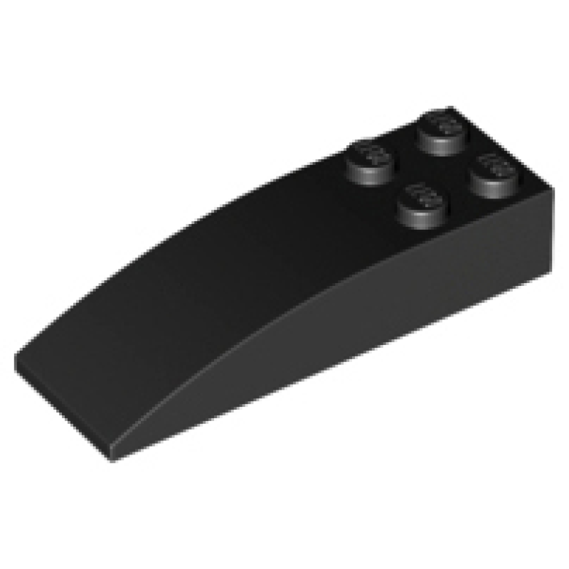 Dakpan, Gebogen 6x2 Black